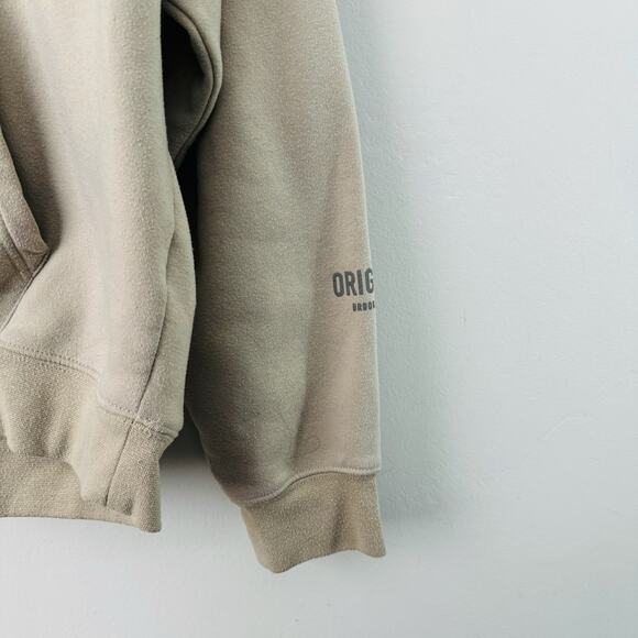 Originals Brooklyn Cloth Brown Hooded Sweatshirt Mens Size M - Picture 3 of 9